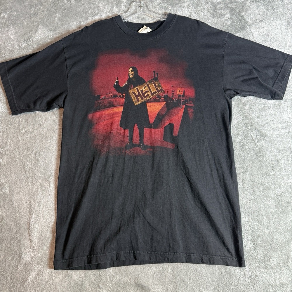 Vintage 1997 Ozzy Osbourne Hell Hitchhiker T Shirt Size XL Cronies Tag